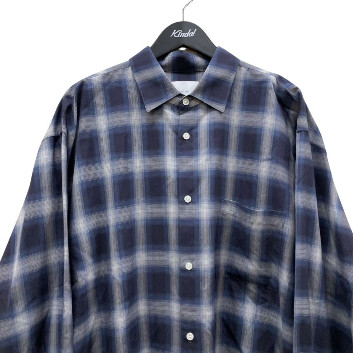 ssstein(シュタイン) OVERSIZED DOWN PAT SHIRT長袖シャツST1025
