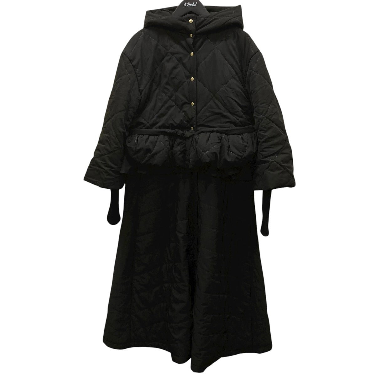 2way ペプラム キルティング ベンチコート