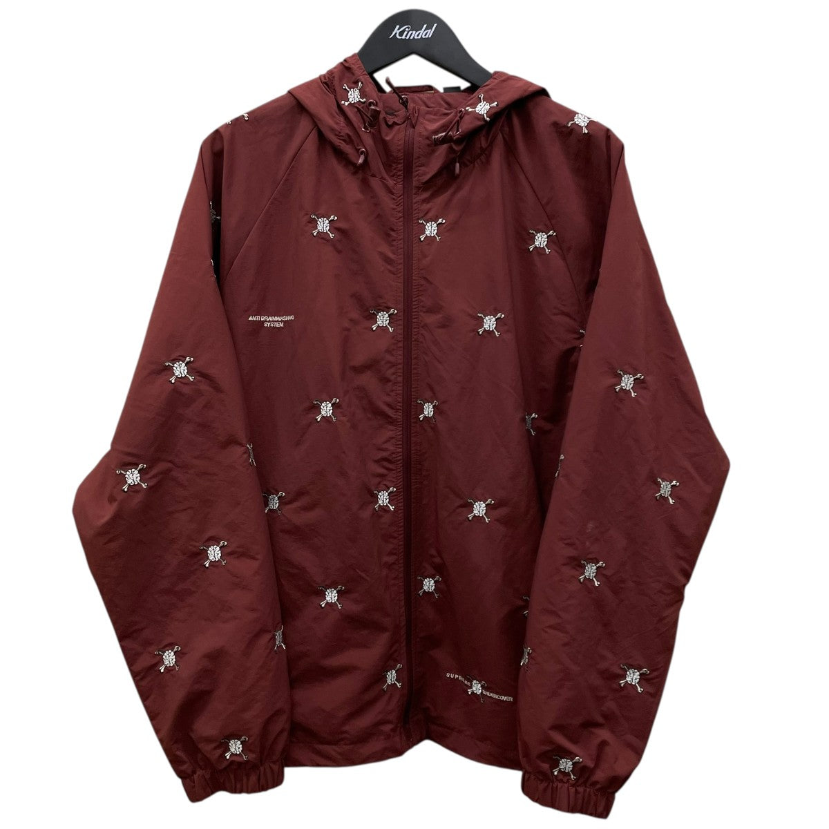 UNDERCOVER×Supreme フーデッドナイロンジャケット レッド サイズ S