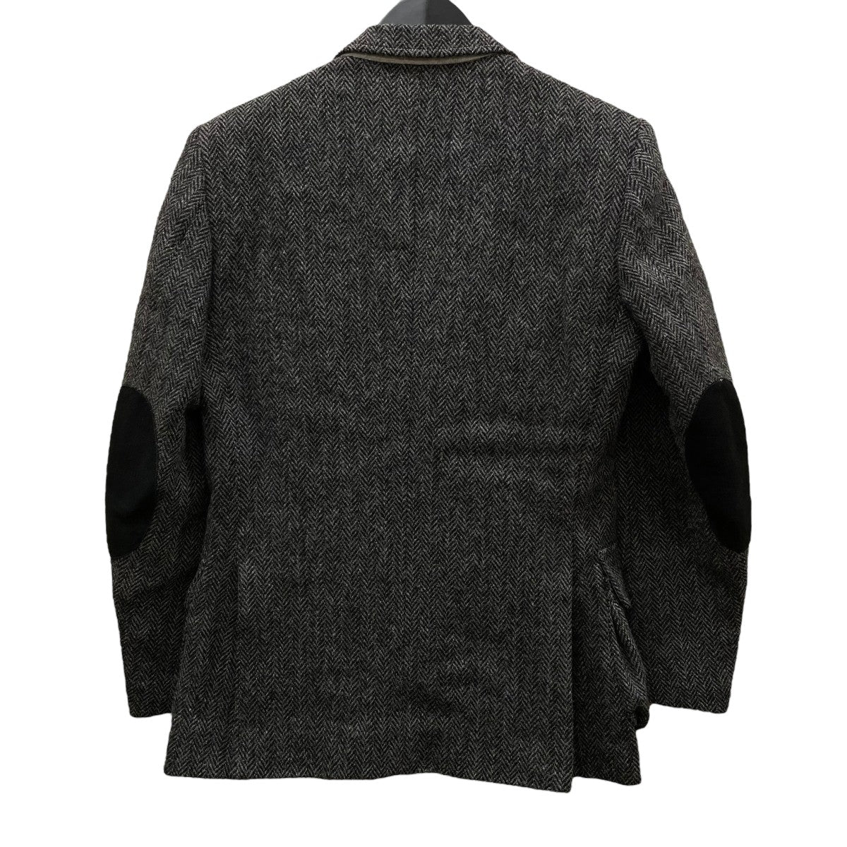 マックスマーラ テーラードジャケット ツイード エルボーパッチ ヘリンボーン マックスマーラ テーラードジャケット ツイード エルボーパッチ