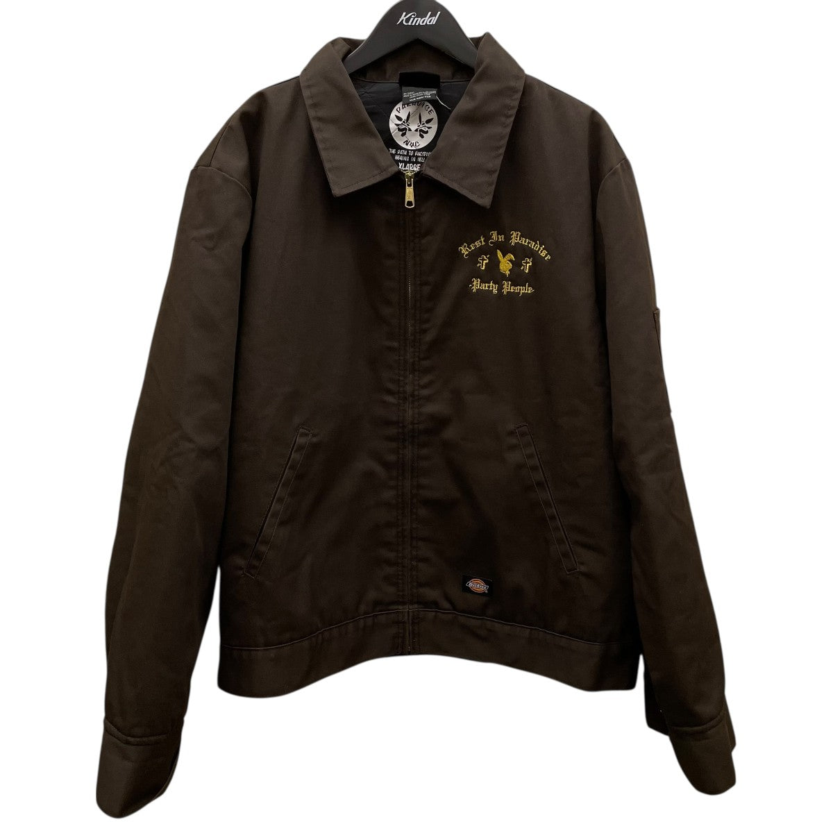 Dickies ブラウン ジャケット M-LN Amazon | Dickies メンズリジッドダックブランケット裏地付き