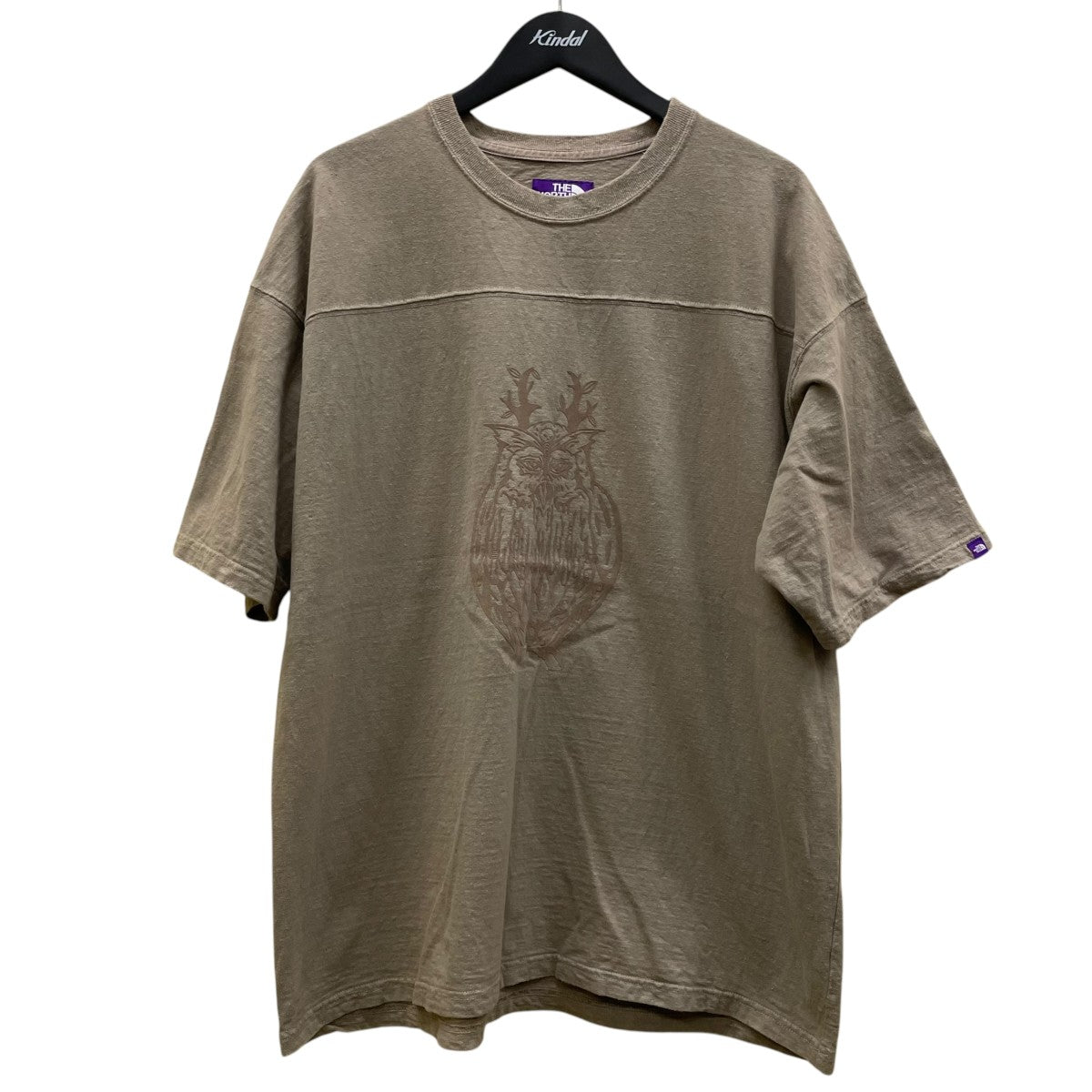 THE NORTHFACE PURPLELABEL FFFES Graphic Teeフクロウプリント 半袖Tシャツ コットンTシャツNT3375N 古着・中古-1枚目のアイテム画像