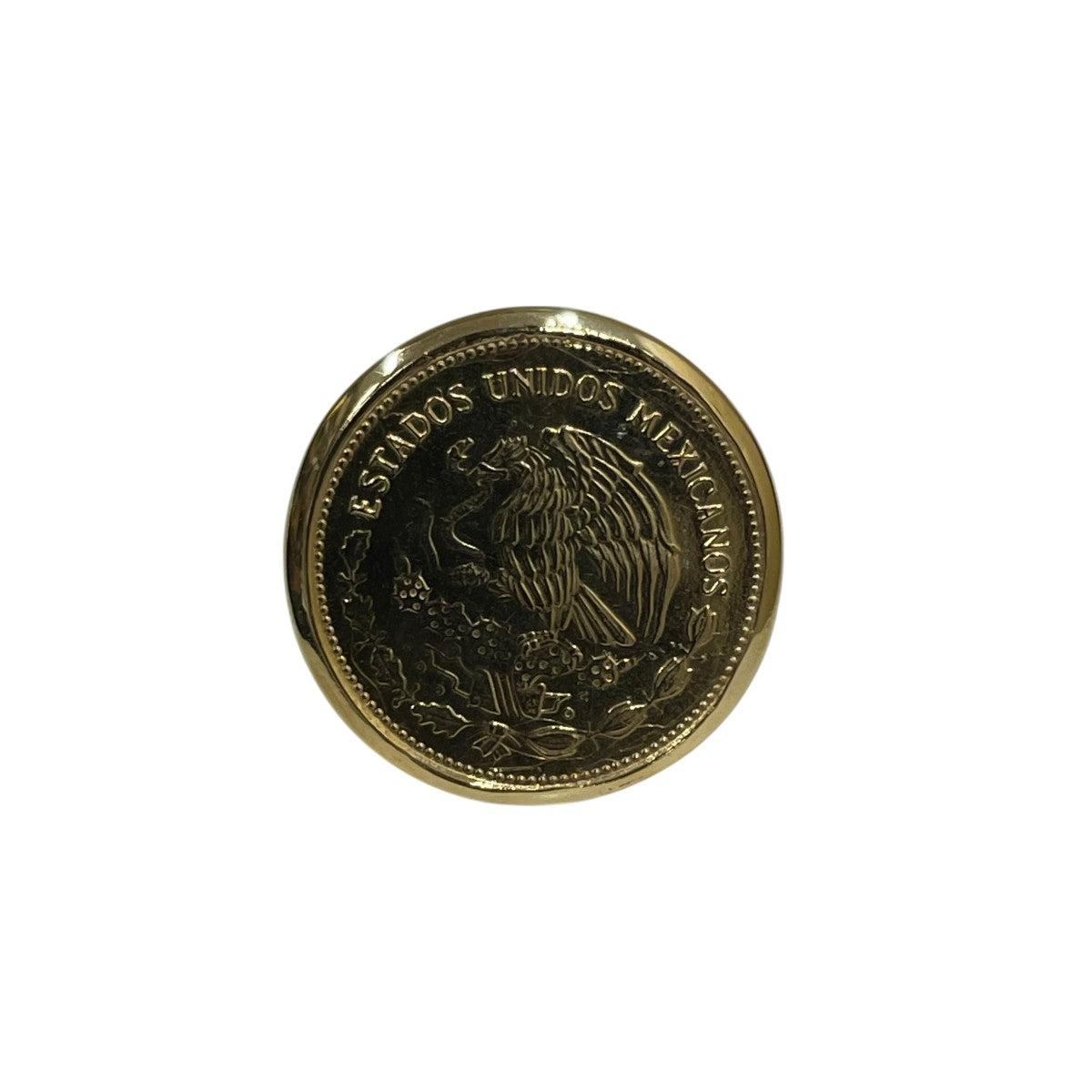 vintage coin ring gold R129 Mexicanコインリング