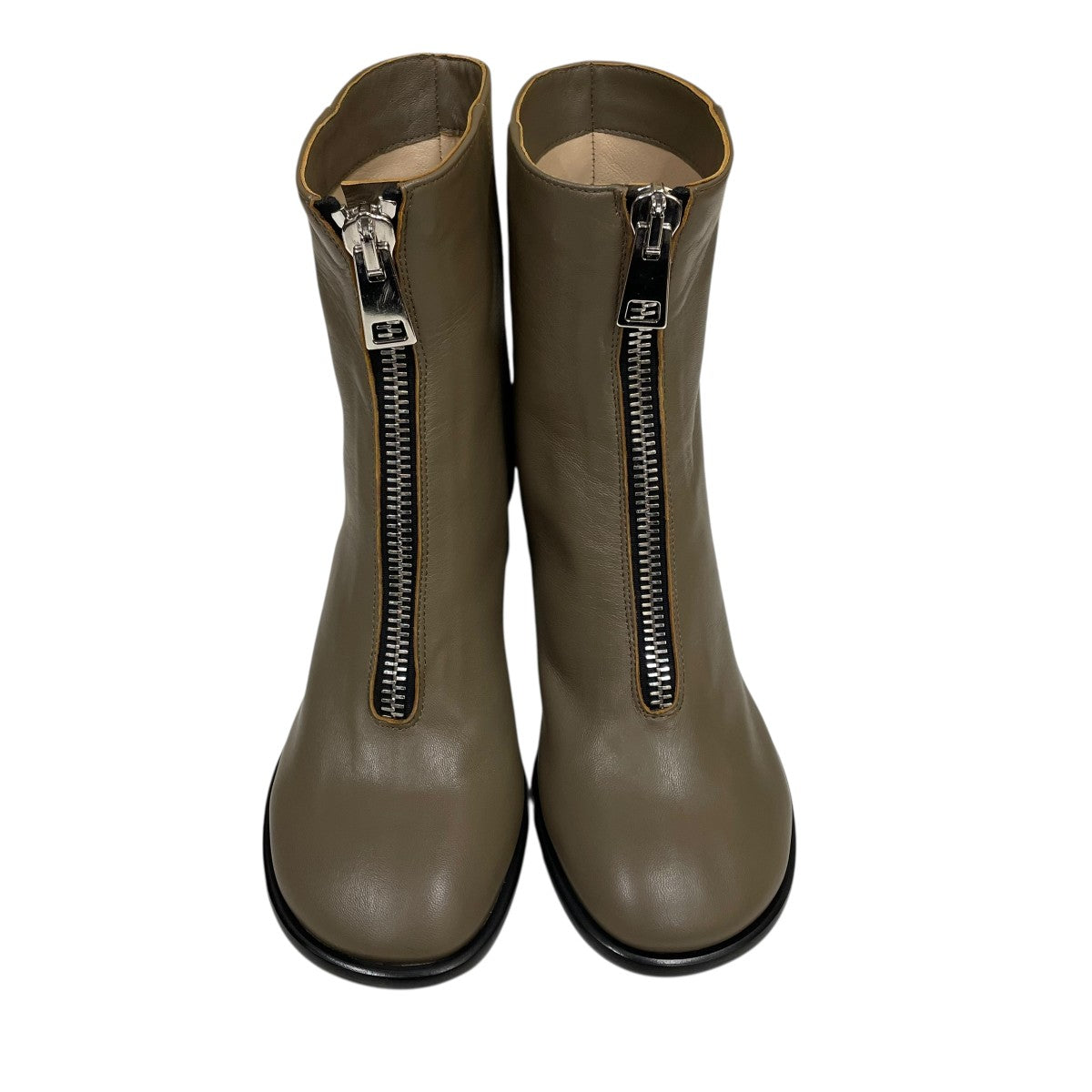 FABIO RUSCONI フロントジップブーツショートブーツ 古着・中古-3枚目のアイテム画像