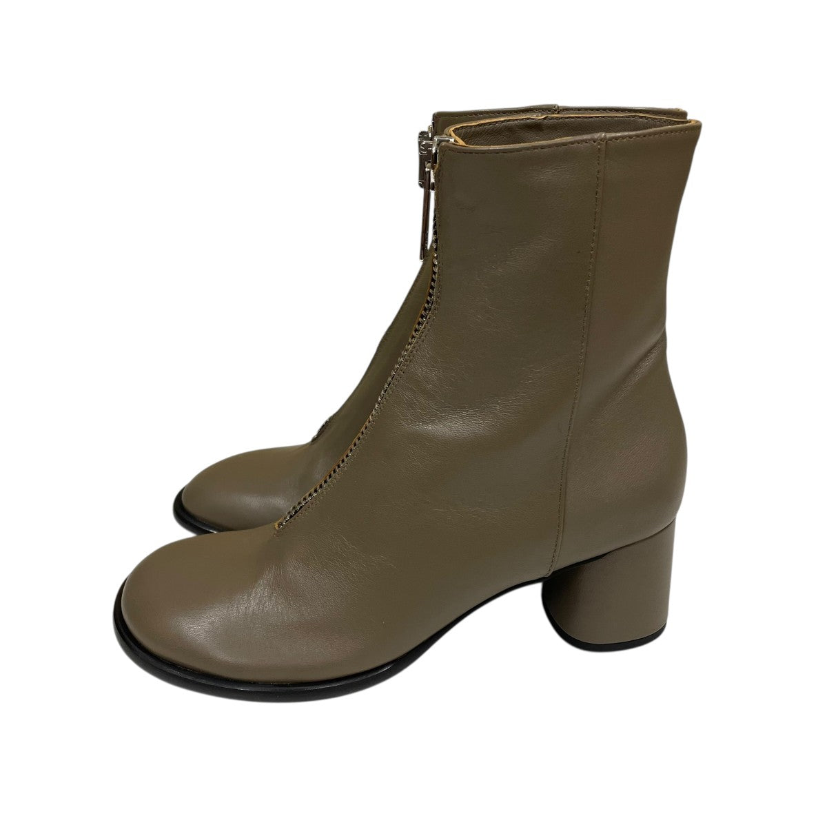 FABIO RUSCONI フロントジップブーツショートブーツ 古着・中古-4枚目のアイテム画像