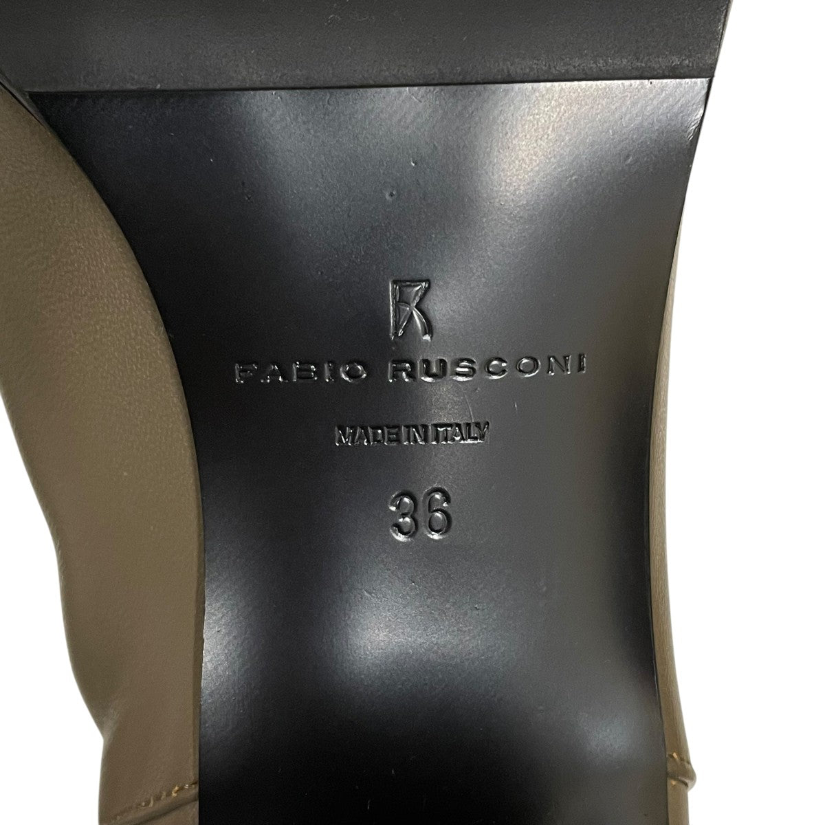 FABIO RUSCONI フロントジップブーツショートブーツ 古着・中古-7枚目のアイテム画像