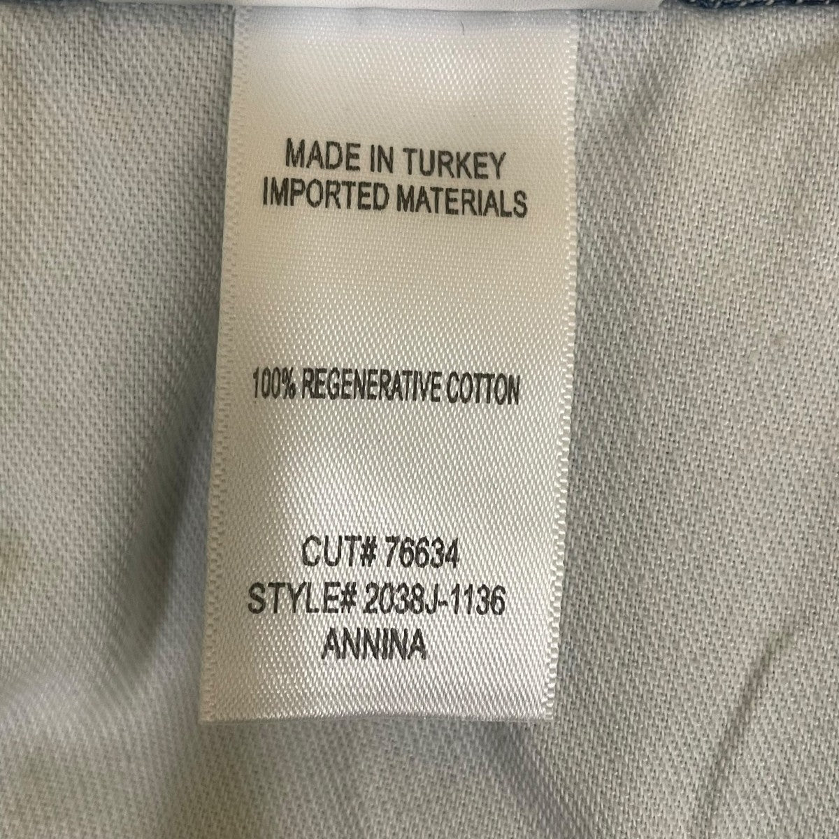 ANNINAデニムパンツ2038J-1136