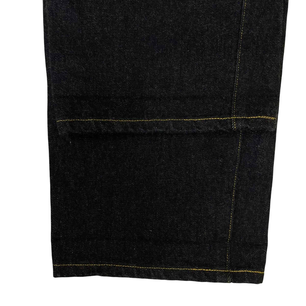 YAECA DENIM PANTS WIDE TAPEREDデニムパンツ ワイドパンツ10 14W 古着・中古-5枚目のアイテム画像