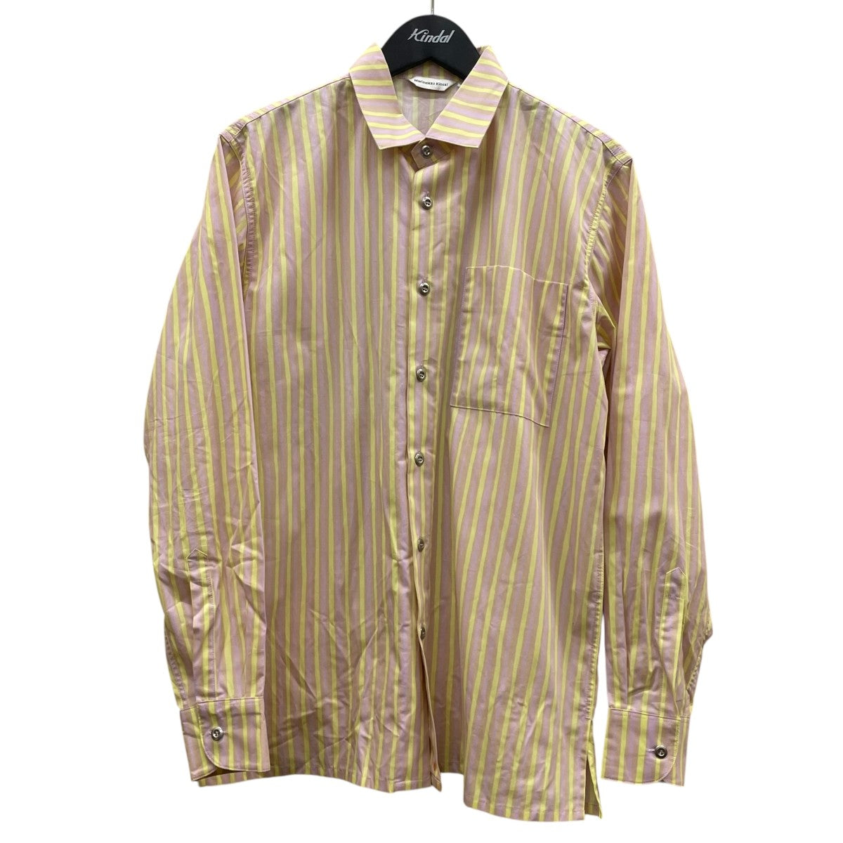 marimekko kioski Jokapoikaストライプ 長袖シャツ52229-1-90531 古着・中古-1枚目のアイテム画像