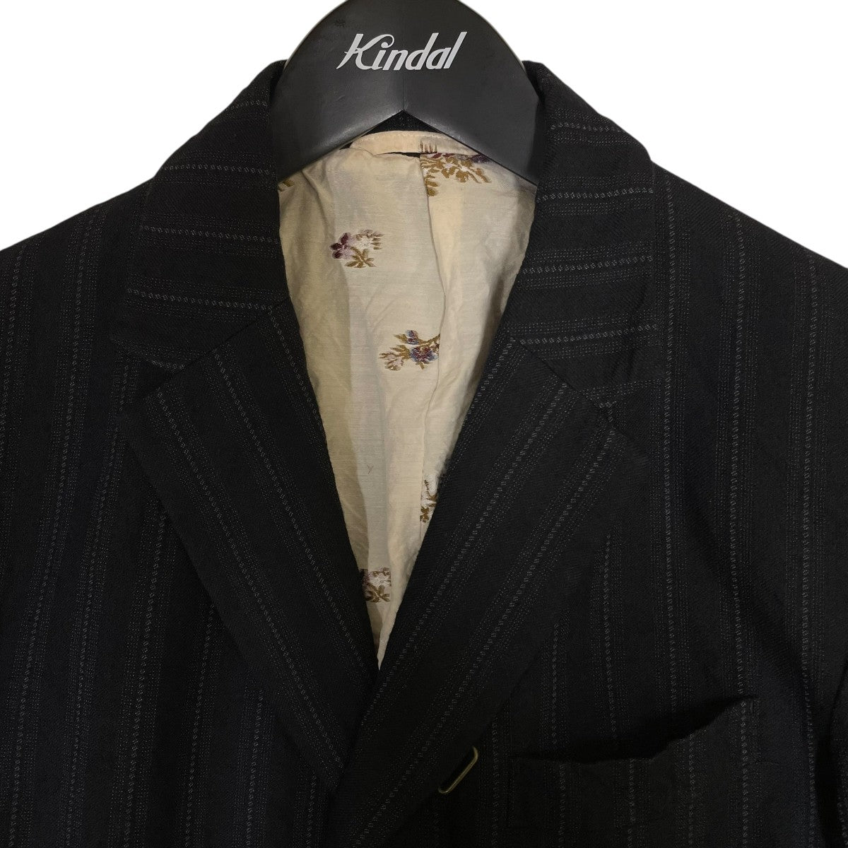 Notched Lapel Sack Coat Dobby StripeテーラードジャケットJACKET011