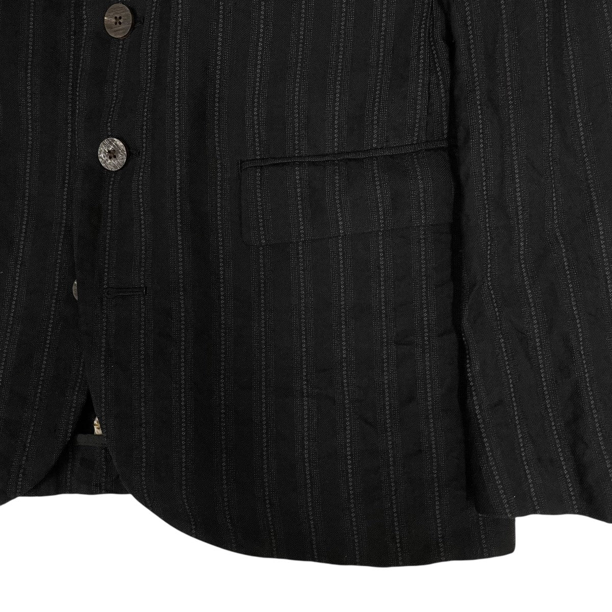 Notched Lapel Sack Coat Dobby StripeテーラードジャケットJACKET011