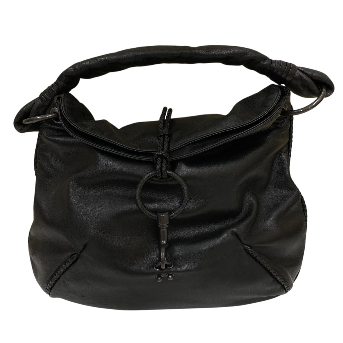 BOTTEGA VENETA レザーハンドバッグ 古着・中古-1枚目のアイテム画像