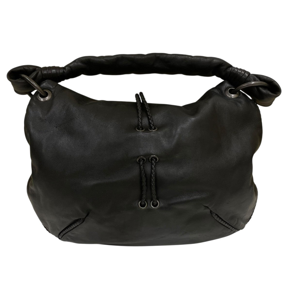BOTTEGA VENETA レザーハンドバッグ 古着・中古-2枚目のアイテム画像