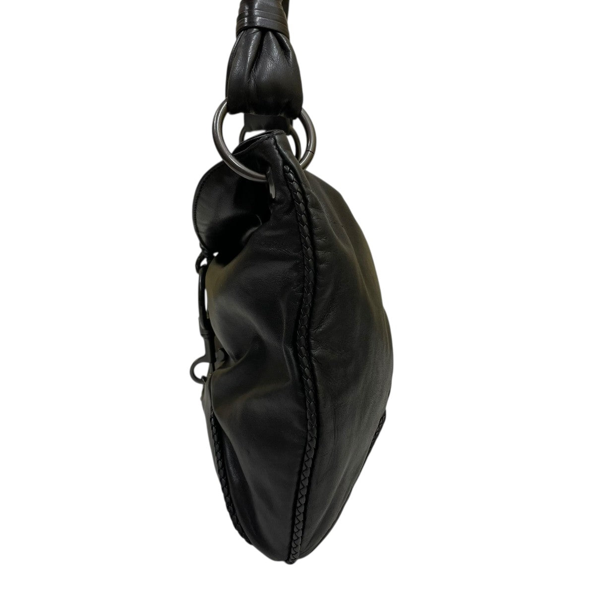 BOTTEGA VENETA レザーハンドバッグ 古着・中古-3枚目のアイテム画像