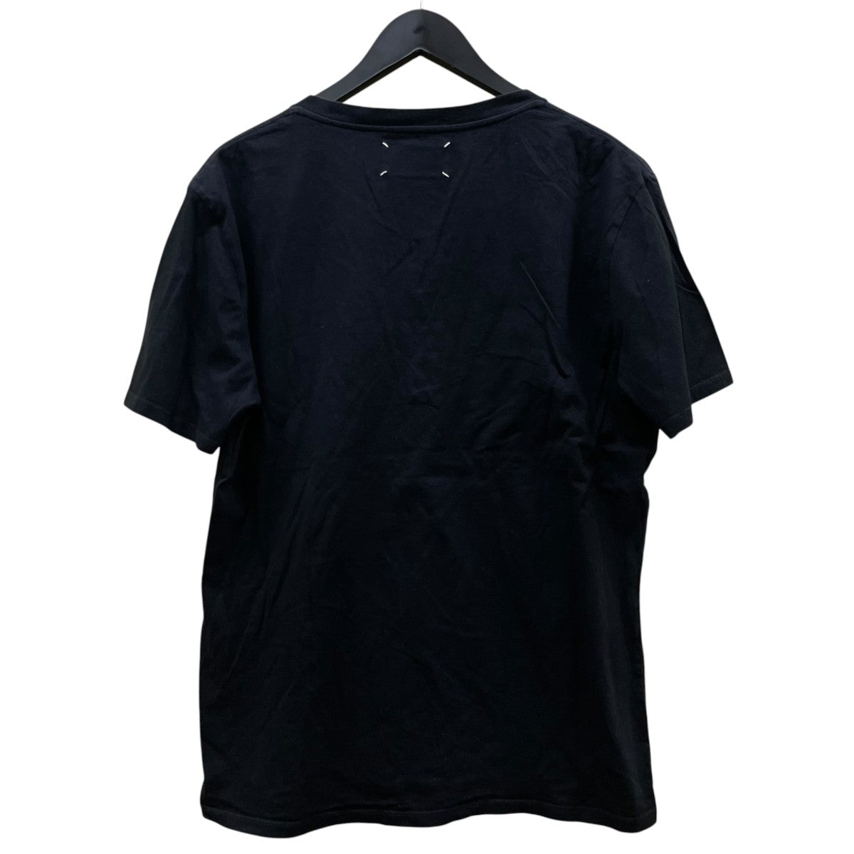 Maison Margiela 無地 Vネック ヘンリーネック 半袖Tシャツ コットンTシャツ 古着・中古-2枚目のアイテム画像