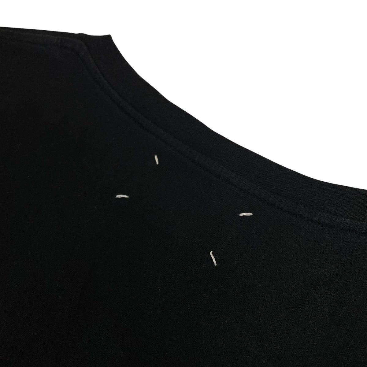 Maison Margiela 無地 Vネック ヘンリーネック 半袖Tシャツ コットンTシャツ 古着・中古-8枚目のアイテム画像
