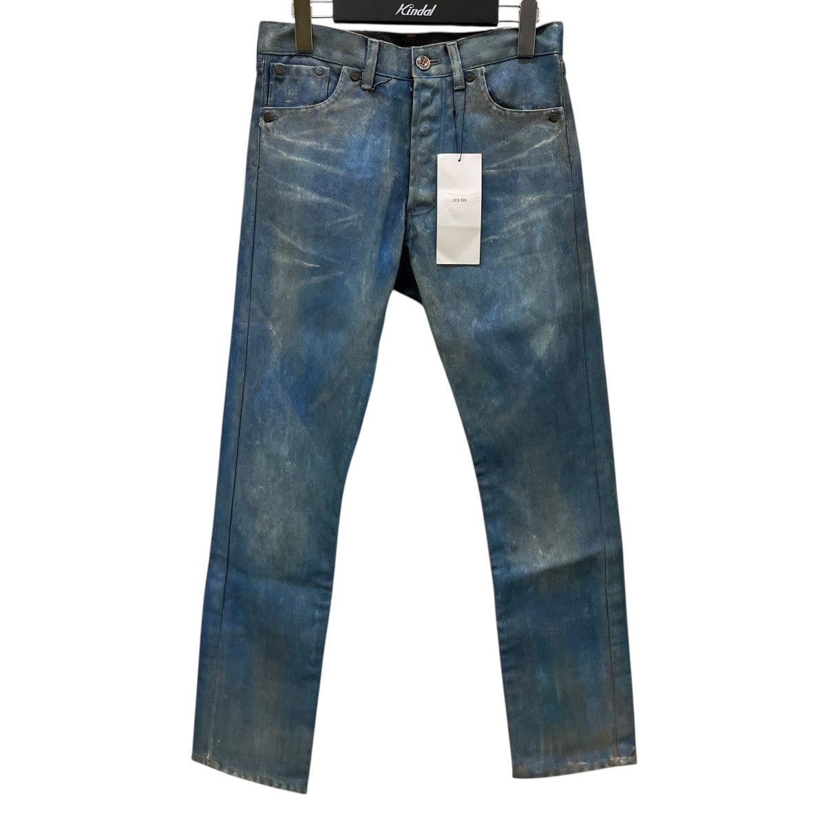 HAND PAINTED WOOL 501 DENIM PANTSウール501型デニムパンツtrente-trois-5-HPWDP