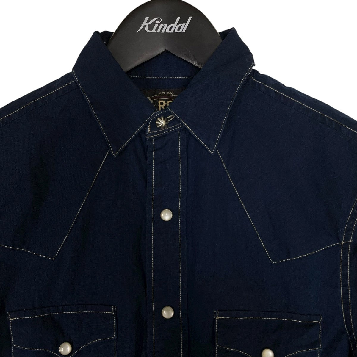 RRL(ダブルアールエル) 長袖シャツ47471 47471 ネイビー サイズ XS