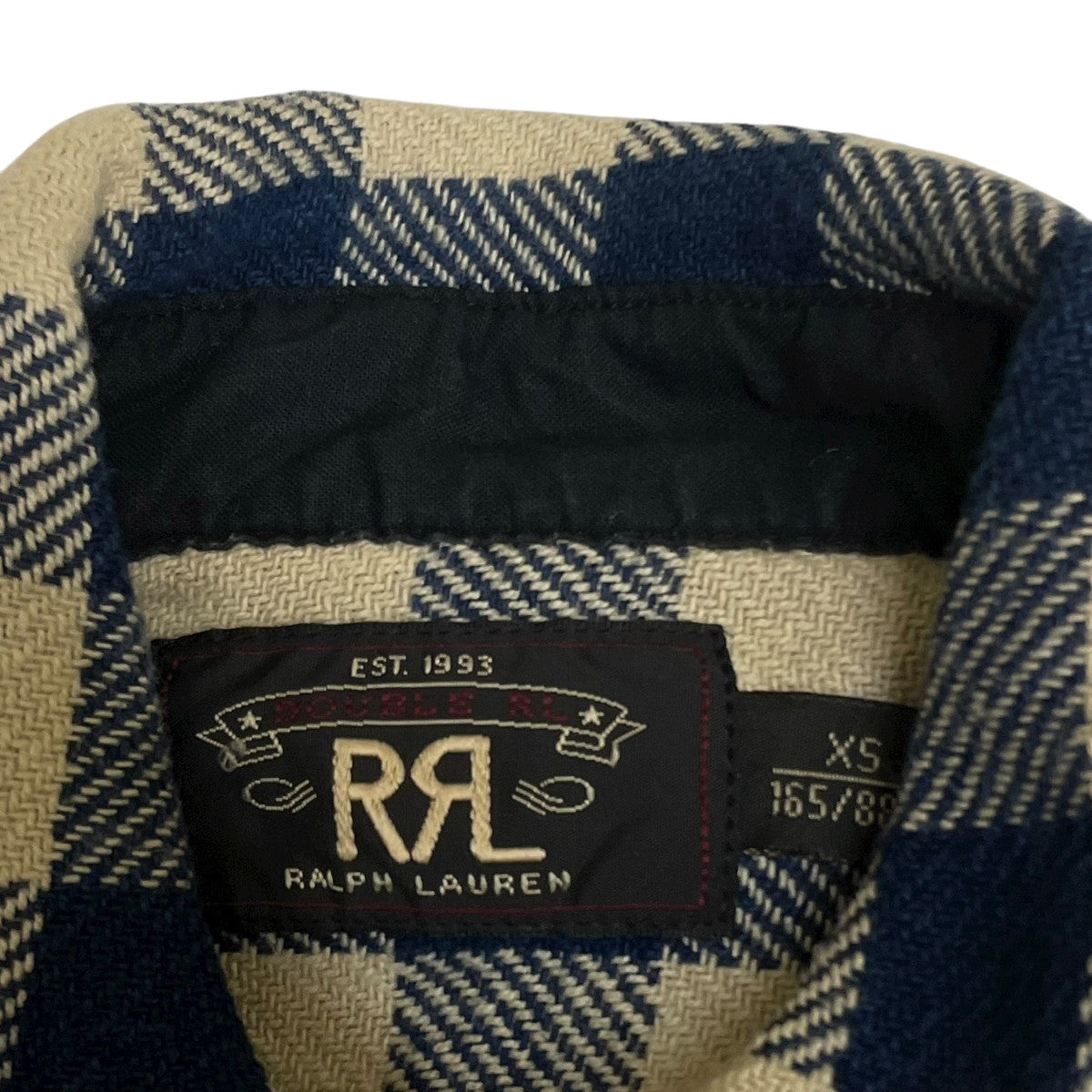 長袖チェックシャツ65978