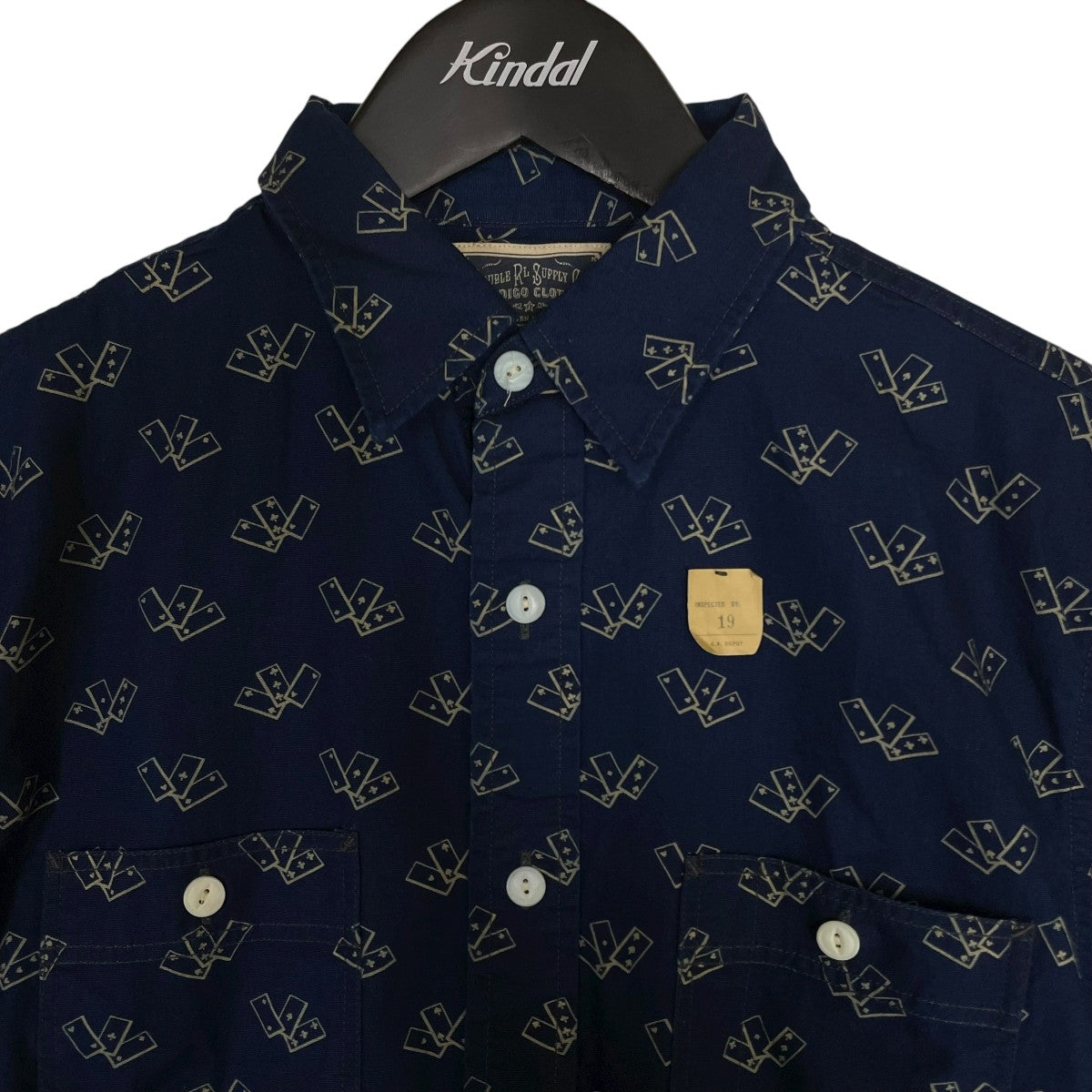 総柄長袖シャツ4700500154