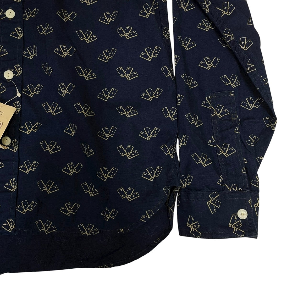 総柄長袖シャツ4700500154