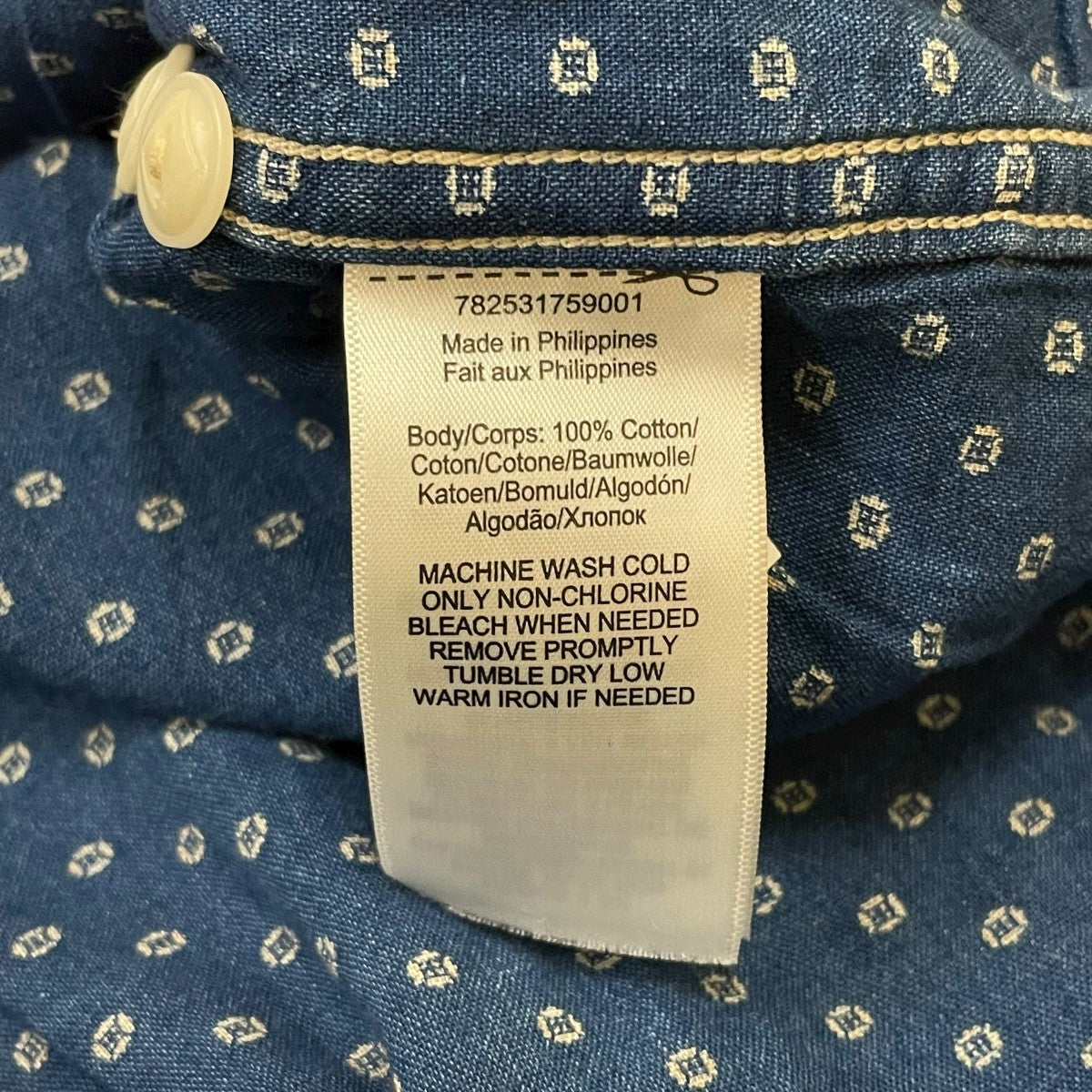 ダブルフェイス長袖シャツ チェックシャツ4700112756