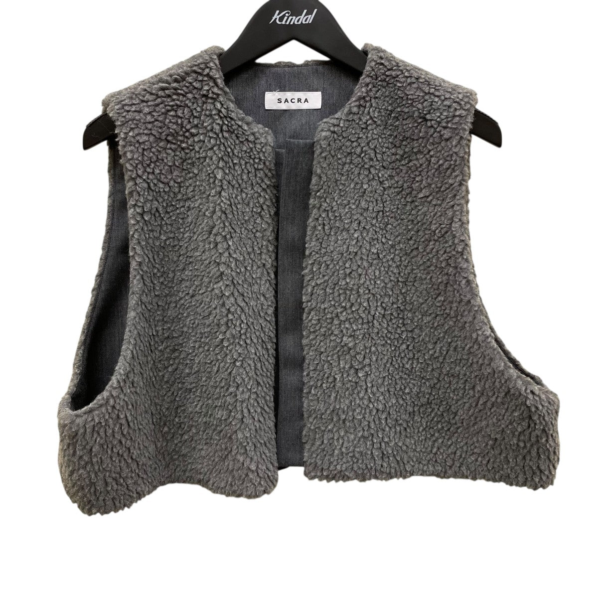 ボア ショートベスト124506061