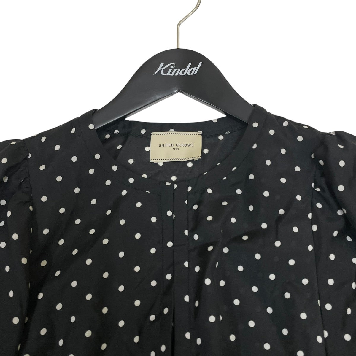 UNITED ARROWS ティアード ドット ６SL ブラウスチュニック1516-199-1661 古着・中古-3枚目のアイテム画像