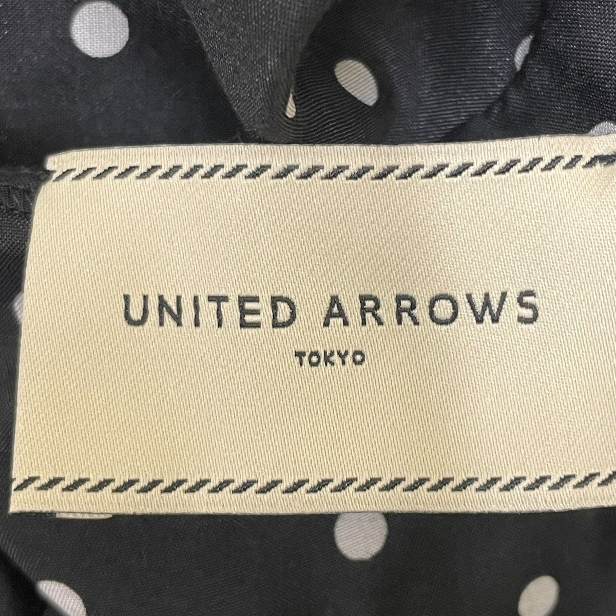 UNITED ARROWS ティアード ドット ６SL ブラウスチュニック1516-199-1661 古着・中古-5枚目のアイテム画像