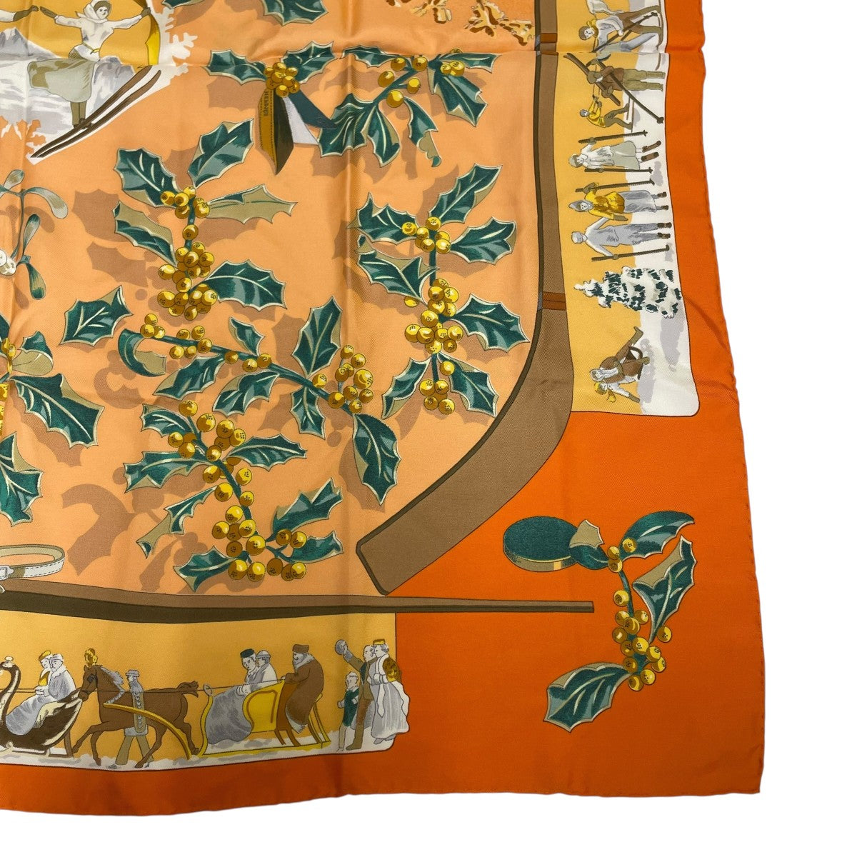 HERMES カレ90 去年の雪シルクスカーフ 古着・中古-4枚目のアイテム画像