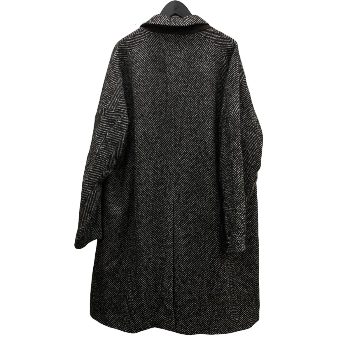 ANCELLM(アンセルム) 25AWSEMI-DOUBLE CHESTER COATヘリンボーン