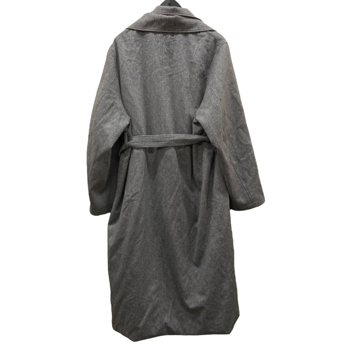 25AWOVERSIZED LAYERED COMBINATION COATカシミヤ混レイヤードロングコートST.1210