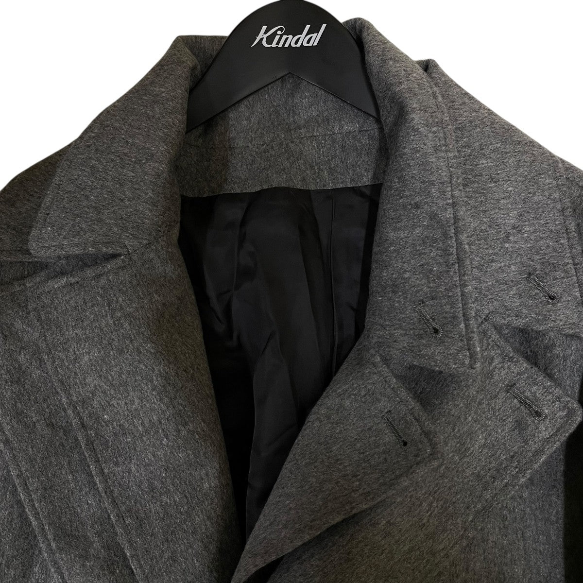 stein 25AWOVERSIZED LAYERED COMBINATION COATカシミヤ混レイヤードロングコートST.1210 古着・中古-3枚目のアイテム画像