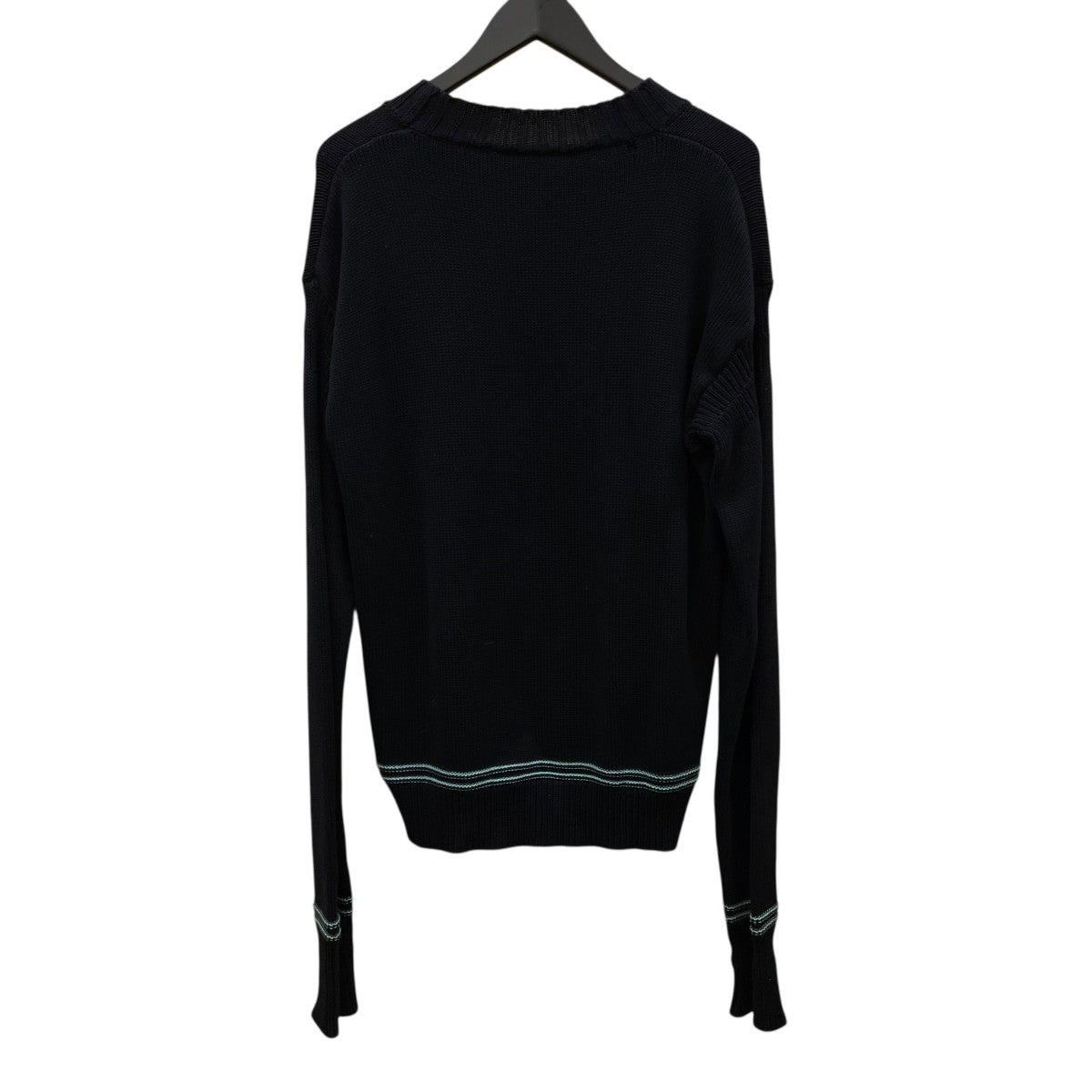 マルニ　ニット MARNI マルニ 23AW ロゴウールニットセーター GCMG0345Q0 IRIS BLUE