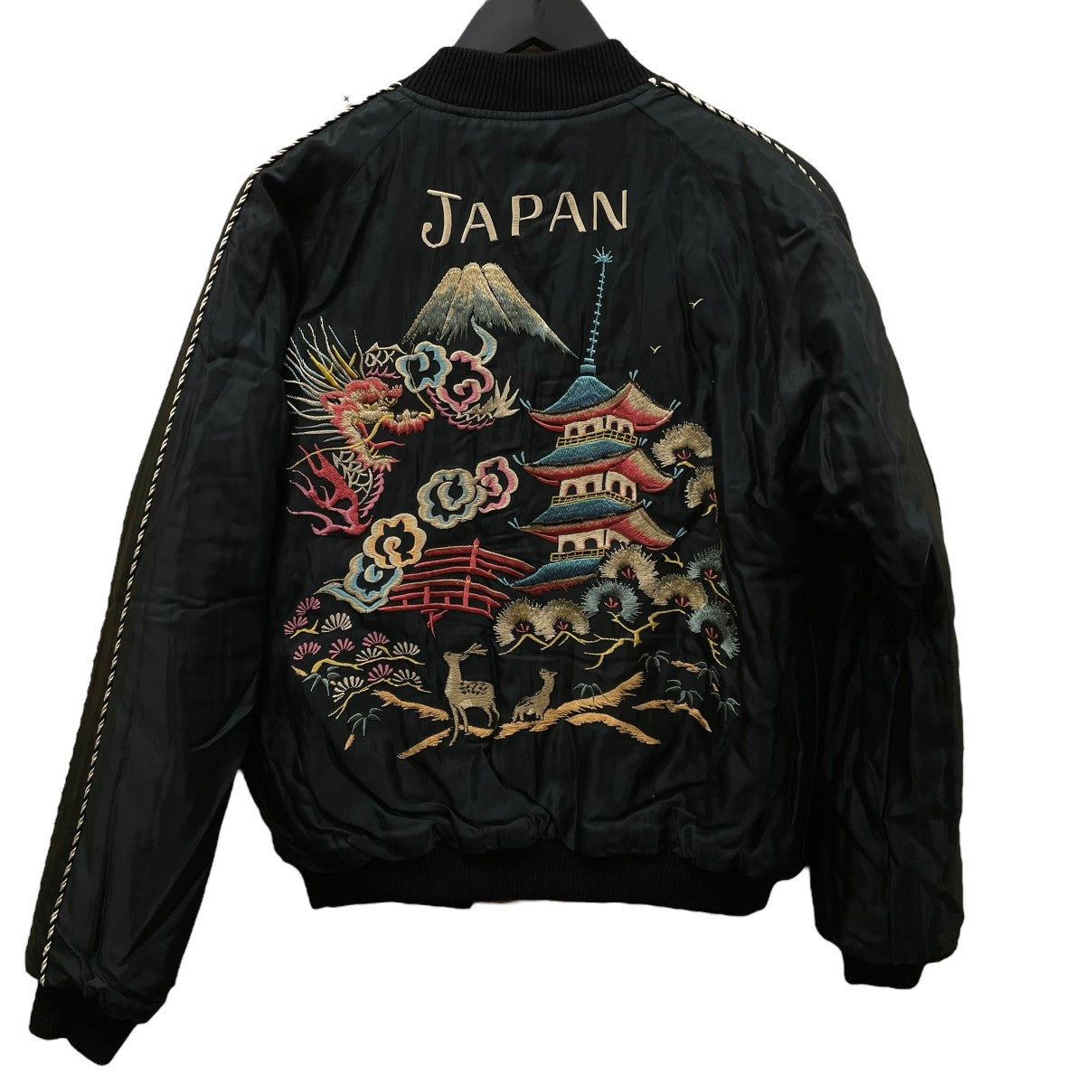 Acetate Quilted Souvenir JacketスカジャンTT15791