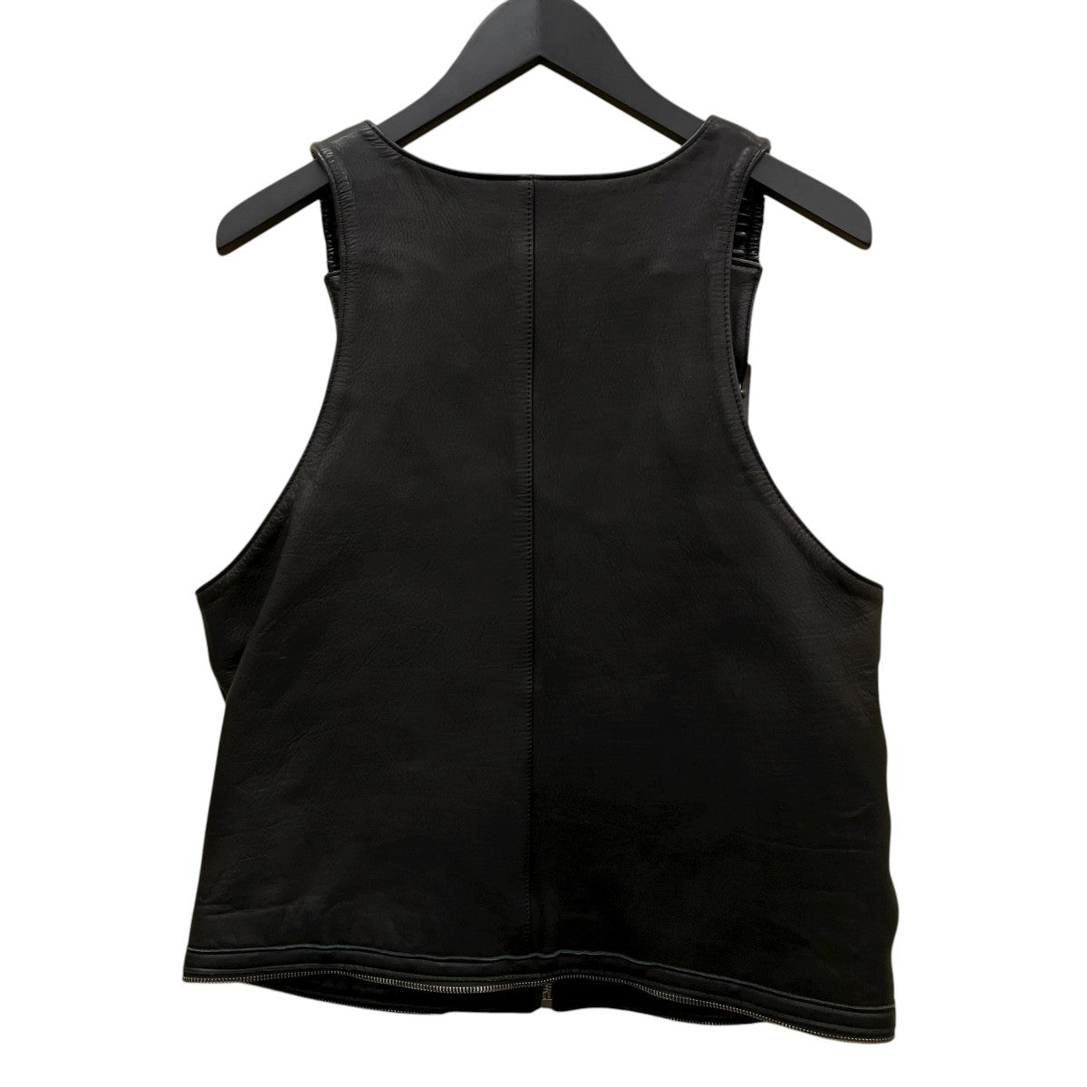 UNUSED(アンユーズド) STRAP VESTレザーベスト ブラック サイズ 3