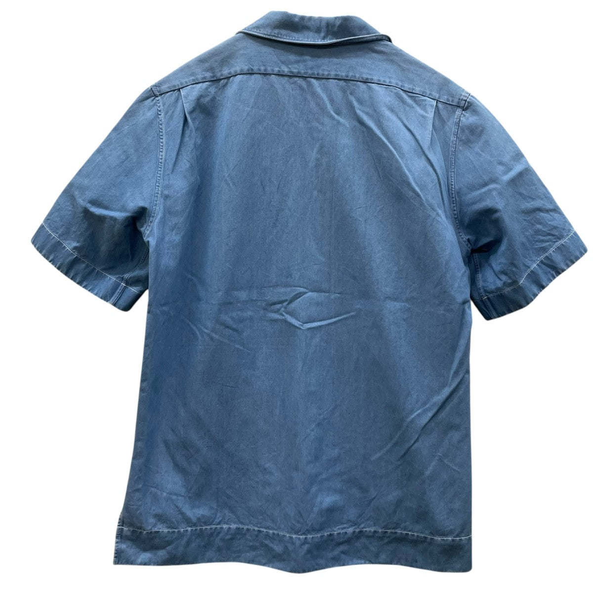 ACNE STUDIOS ELM DENIMオープンカラー デニムシャツ 半袖シャツ コットンシャツ214166 古着・中古-2枚目のアイテム画像