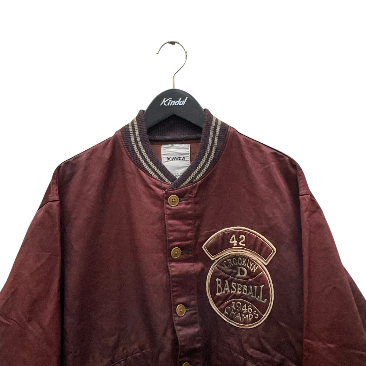 BOWWOW(バウワウ) 25AWBASEBALL CHAMPION SATIN JACKETジャケット