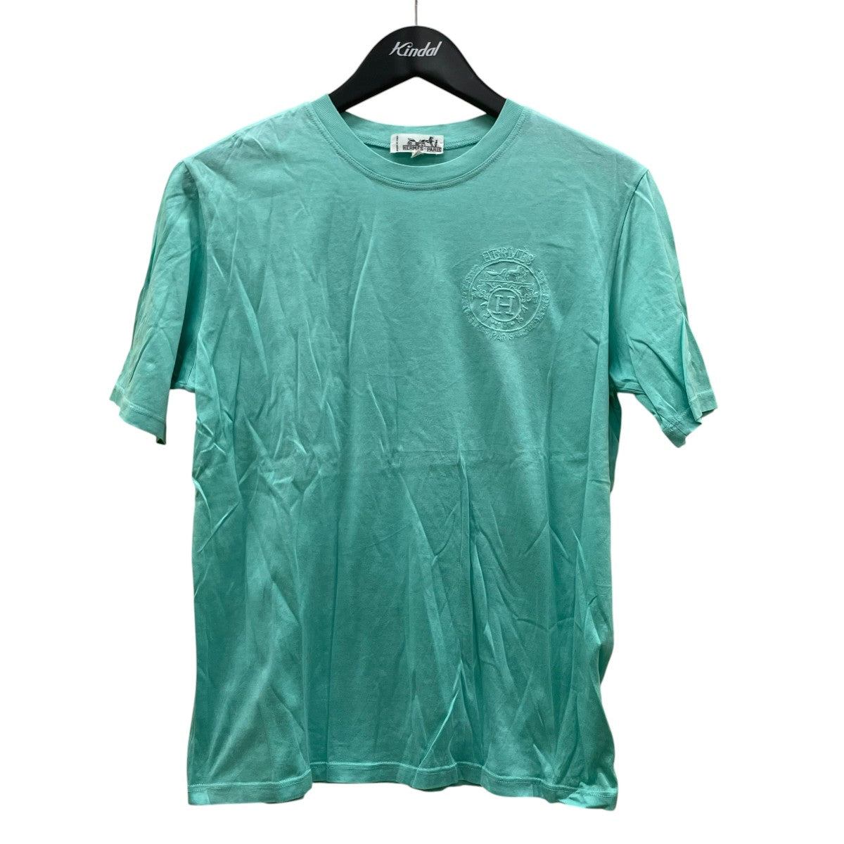 HERMES エンブロイダリー半袖Tシャツ 古着・中古-1枚目のアイテム画像