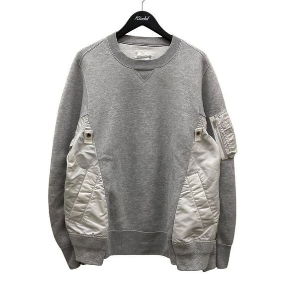sacai(サカイ) Sponge Sweat X MA-1スウェットSCM-043 SCM-043 グレー