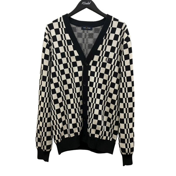 FRED PERRY(フレッドペリー) CHEQUERBOARD CARDIGANチェックコットン