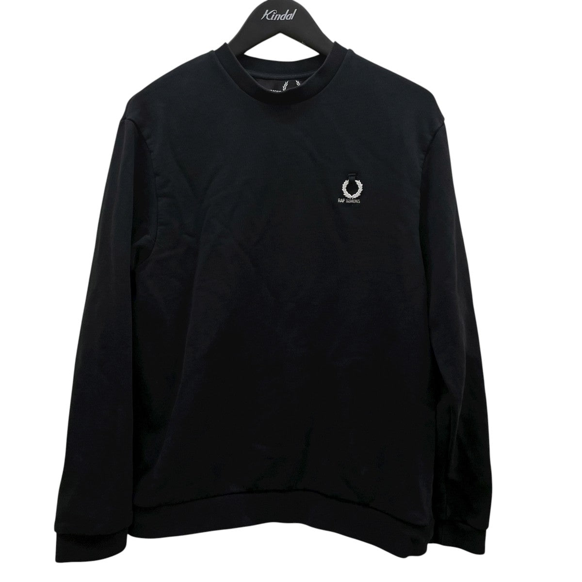RAF SIMONS×FRED PERRY クルーネックスウェットSM1861 SM1861 ブラック