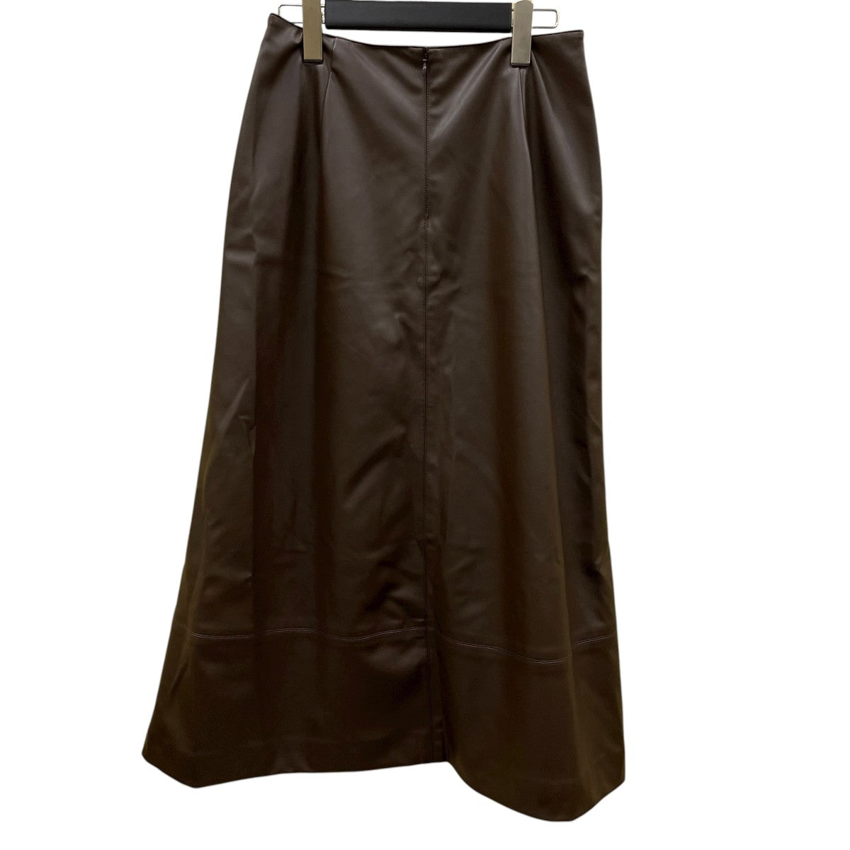 25SSフェイクレザーフレアスカート25060900106030