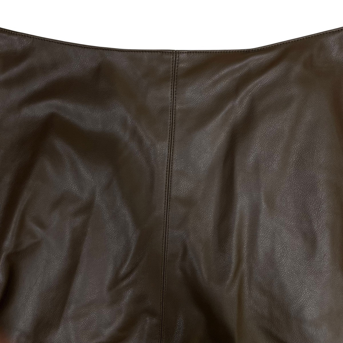 25SSフェイクレザーフレアスカート25060900106030