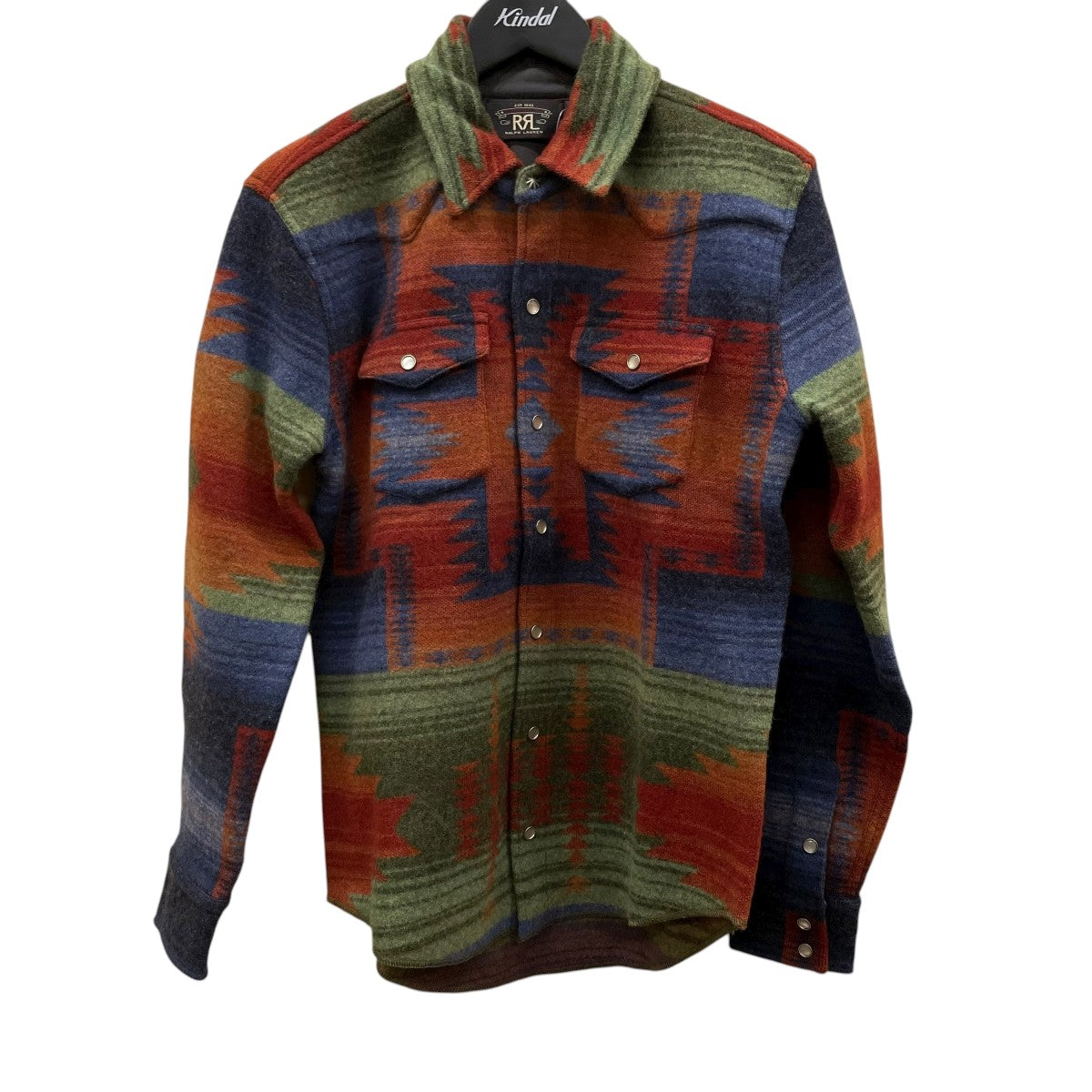 RRL カシミヤ混ウール長袖シャツ 古着・中古-1枚目のアイテム画像
