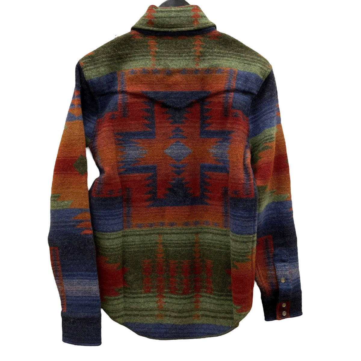 RRL カシミヤ混ウール長袖シャツ 古着・中古-2枚目のアイテム画像