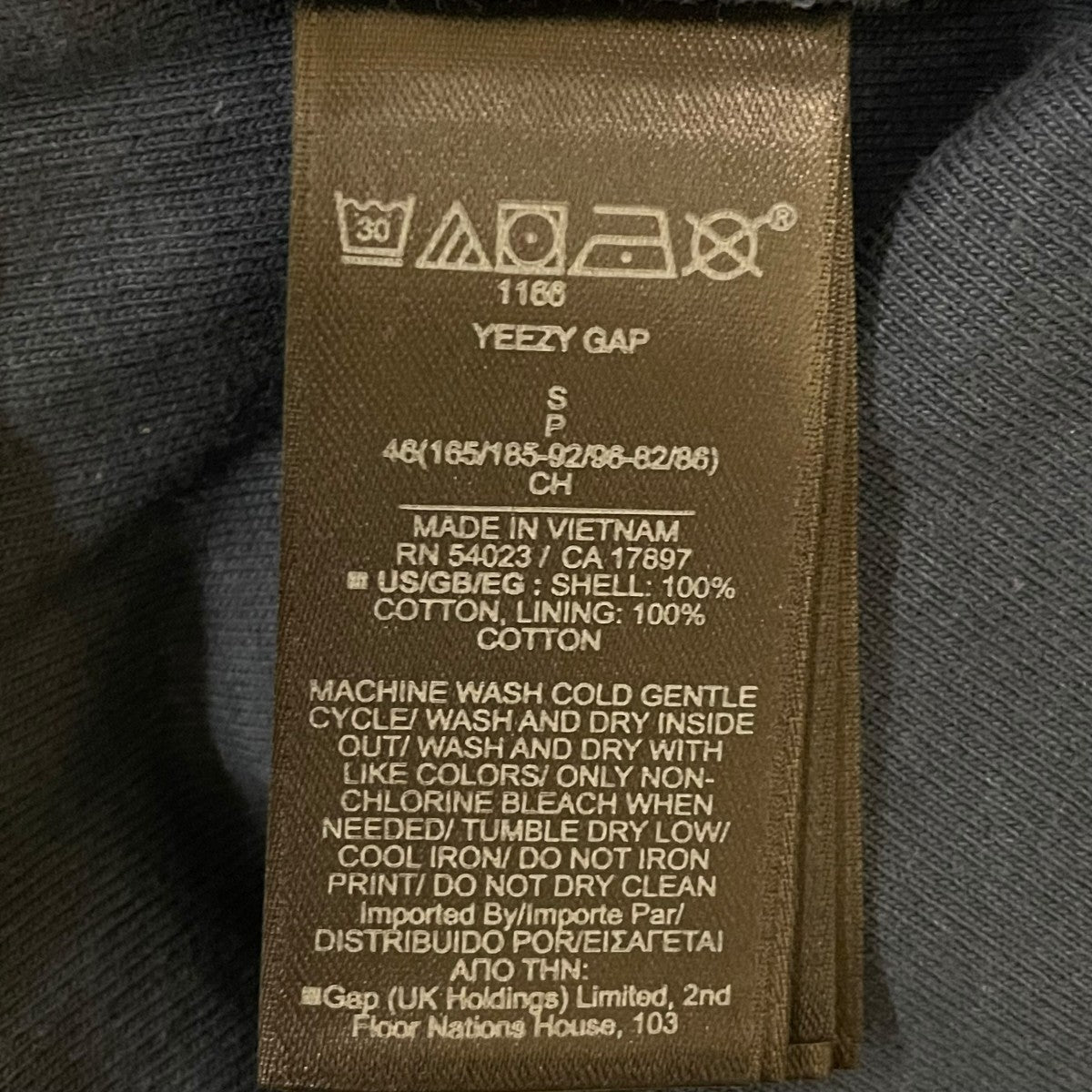 YEEZY GAP 半袖カットソー471281-01 古着・中古-5枚目のアイテム画像
