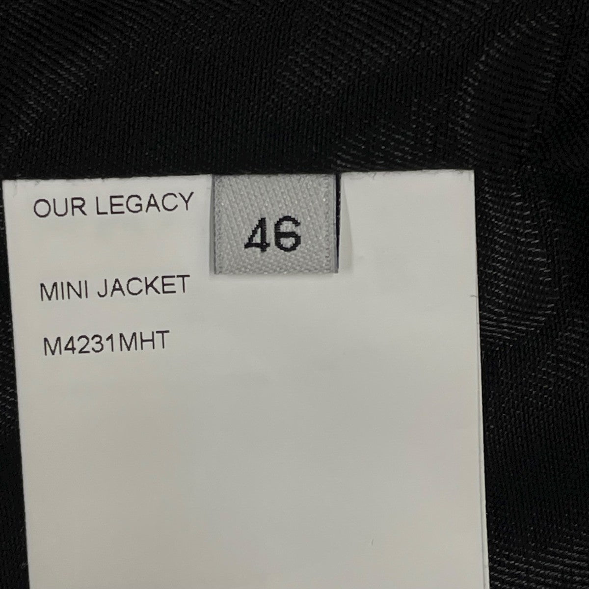 23AWMINI JACKETオイルドブルゾンM4231MHT