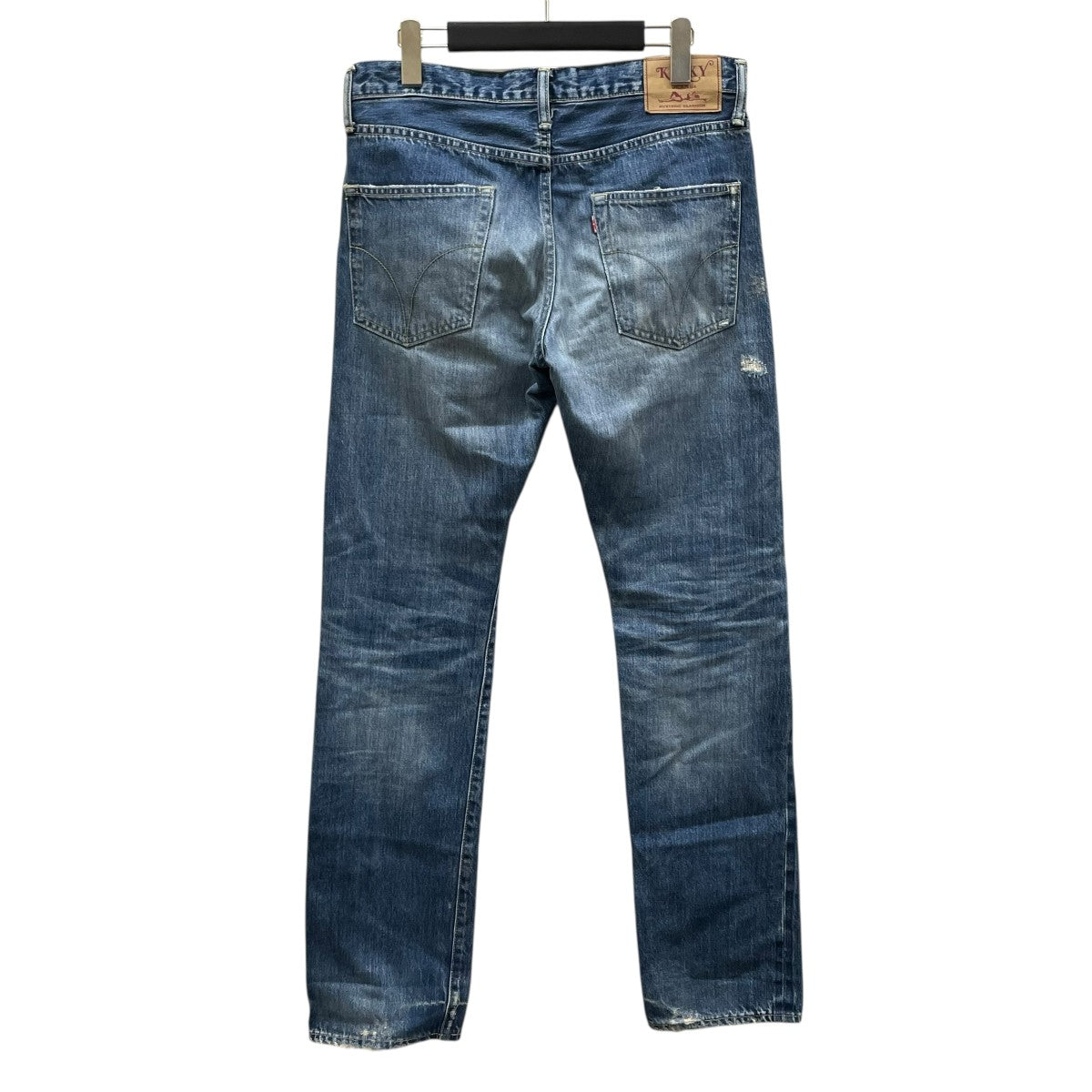 特価ヒステリックグラマー　パッチワークデザイン ストレートデニムパンツ　リメイク Hysteric Glamour(ヒステリックグラマー) パッチワークリメイク スリム