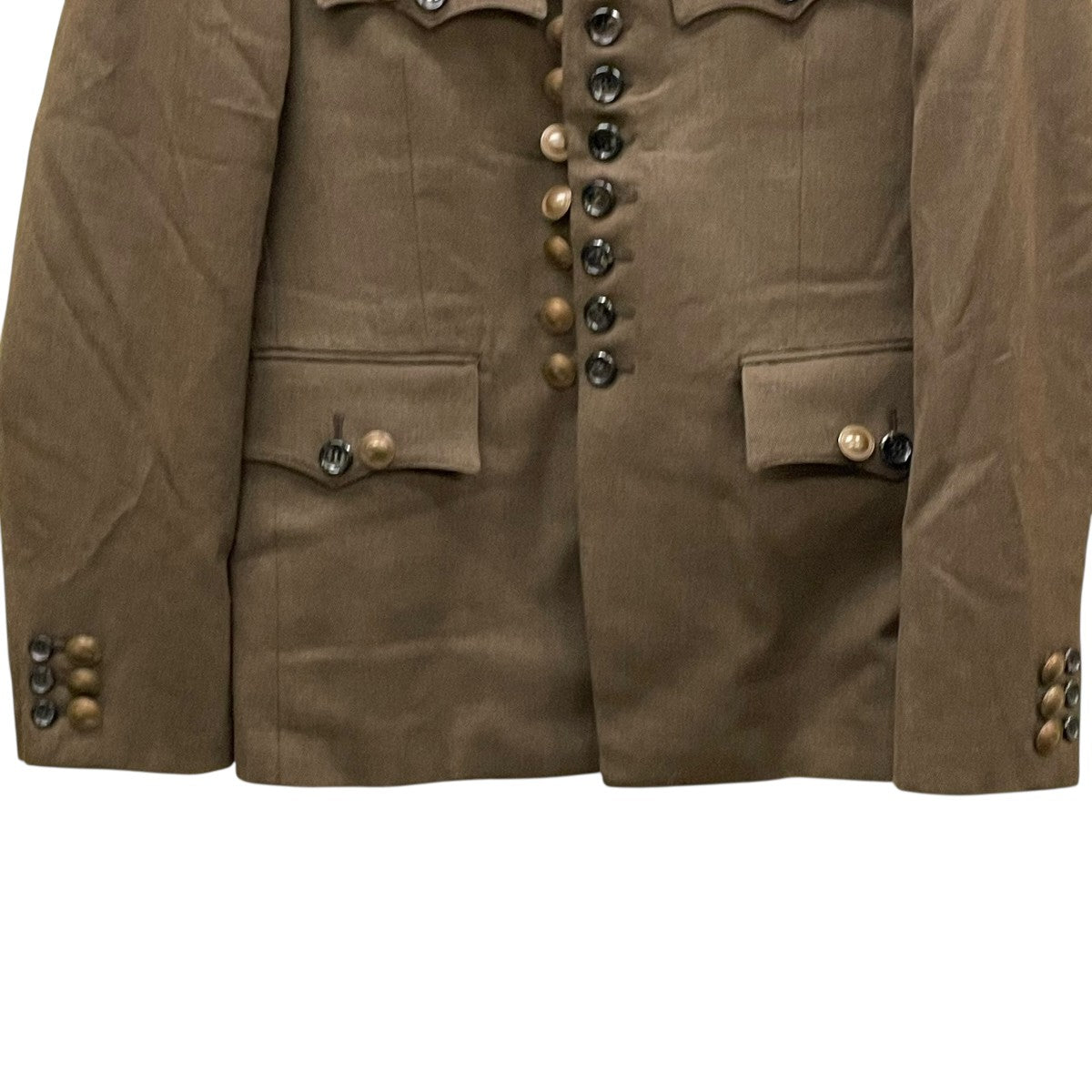 AD2025 Men’s Wool Blazer BrownテーラードジャケットPP J004